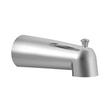 Moen - Eva Replacement 7-Inch Tub Diverter Spout 1/2-Inch Slip Fit Connection, Chrome - Chrome