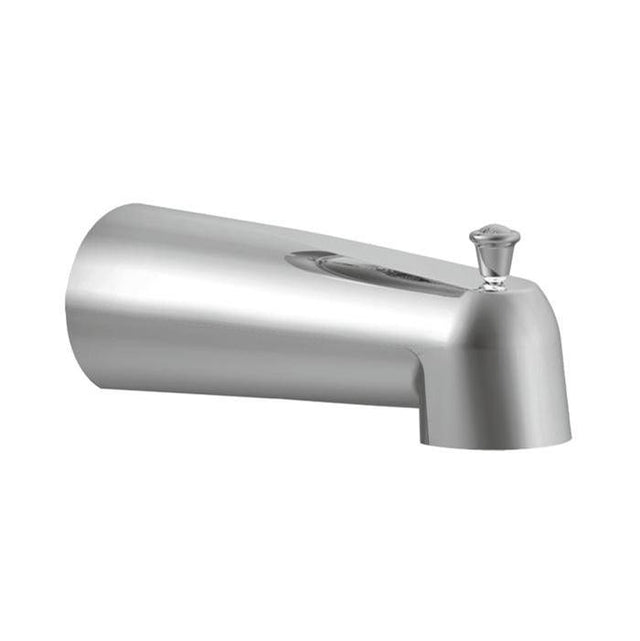Moen - Eva Replacement 7-Inch Tub Diverter Spout 1/2-Inch Slip Fit Connection, Chrome - Chrome