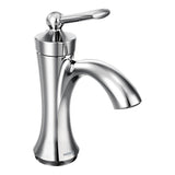 Moen - Wynford One-Handle High-Arc Bathroom Faucet with Drain Assembly, Chrome - Chrome