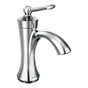 Moen - Wynford One-Handle High-Arc Bathroom Faucet with Drain Assembly, Chrome - Chrome
