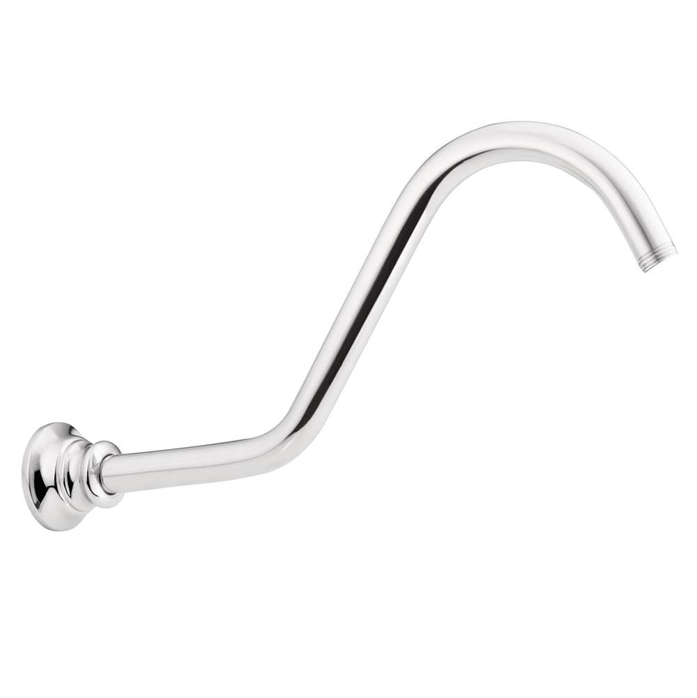 Moen - Waterhill 14-Inch Replacement Extension Curved Shower Arm, Chrome - Chrome
