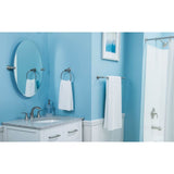 Brushed Nickel Adjustable Curved Shower Rod