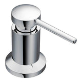 Moen - Deck Mounted Kitchen Soap Dispenser with Above the Sink Refillable Bottle, Chrome - Chrome