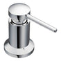 Moen - Deck Mounted Kitchen Soap Dispenser with Above the Sink Refillable Bottle, Chrome - Chrome