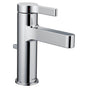 Moen - Vichy One-Handle Single Hole Modern Bathroom Faucet, Chrome - Chrome