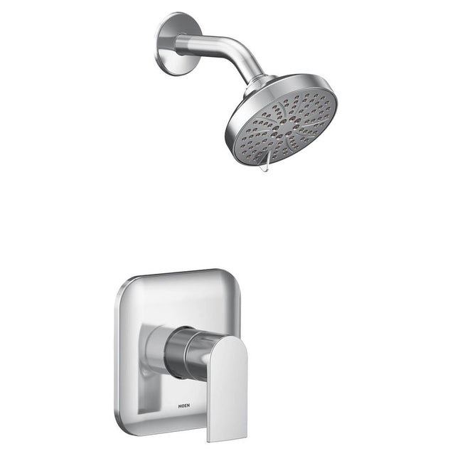 Moen - Genta M-CORE 2-Series Eco Performance 1-Handle Shower Trim Kit in Chrome (Valve Sold Separately) - Chrome