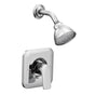 Moen - Rizon Single-Handle 1-Spray Posi-Temp Shower Faucet Trim Kit in Chrome (Valve Sold Separately) - Chrome