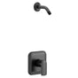 Moen - Rizon M-CORE 2-Series 1-Handle Shower Trim Kit in Matte Black (Valve Sold Separately) - Matte Black