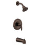 Moen - Eva M-CORE 2-Series Eco Performance 1-Handle Tub and Shower Trim Kit in Oil Rubbed Bronze (Valve Sold Separately) - Oil Rubbed Bronze