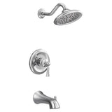 Moen - Wynford M-CORE 3-Series 1-Handle Tub and Shower Trim Kit in Chrome (Valve Sold Separately) - Chrome