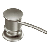 Moen - Deck Mounted Kitchen Soap Dispenser with Above the Sink Refillable Bottle, Spot Resist Stainless - Spot Resist Stainless