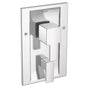 Moen - 90 Degree Posi-Temp with Built-in 3-Function Transfer Valve Trim Kit, Valve Required, Chrome - Chrome
