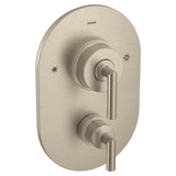 Moen - Arris Posi-Temp with Built-in 3-Function Transfer Valve Trim Kit, Valve Required, Brushed Nickel - Brushed Nickel