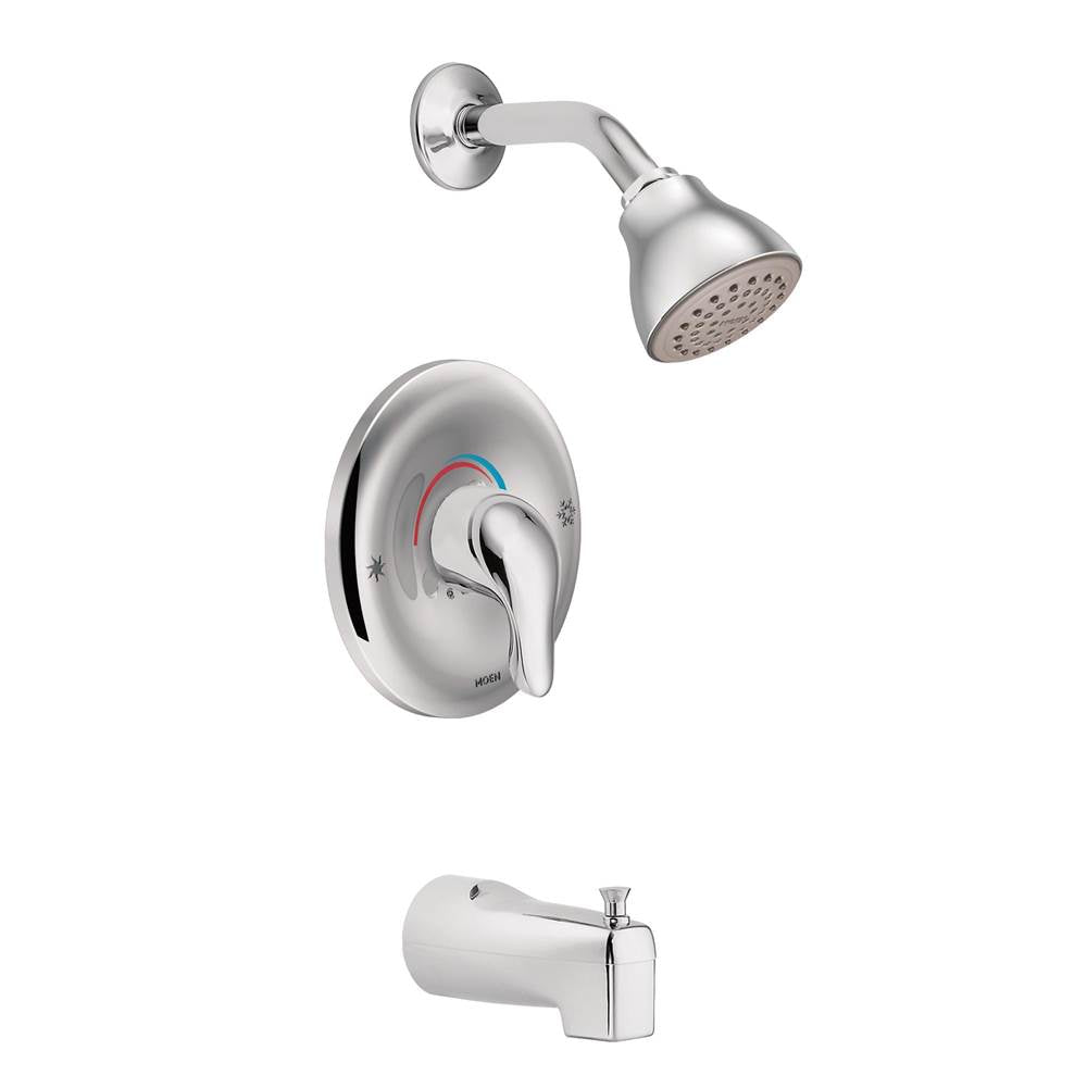 Moen - Moen TL182NH Single Handle PosiTemp Pressure Balanced Shower Trim Kit, Chrome - Chrome