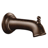 Moen - Brantford 1/2-Inch Slip Fit Connection Diverter Tub Spout, Oil Rubbed Bronze - Oil Rubbed Bronze