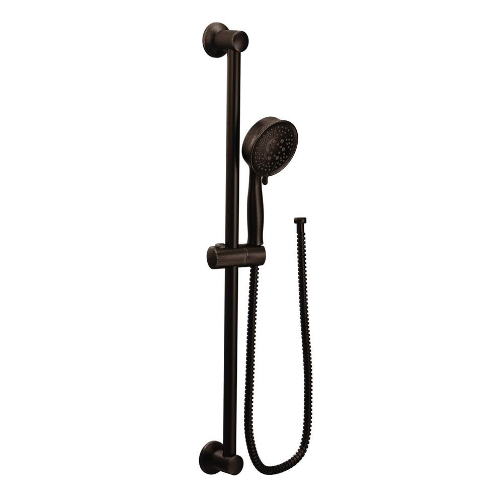 Moen - Eco-Performance Handheld Showerhead with 69-Inch-Long Hose Featuring 30-Inch Slide Bar, Oil-Rubbed Bronze - Oil Rubbed Bronze