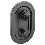 Moen - Gibson Posi-Temp with Built-in 3-Function Transfer Valve Trim Kit, Valve Required, Matte Black - Matte Black