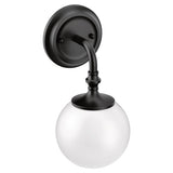 Moen - Matte Black One Globe Bath Light - Matte Black