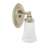Moen - Brushed Nickel One Globe Bath Light - Brushed Nickel