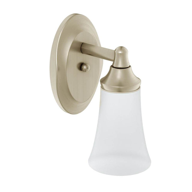 Moen - Brushed Nickel One Globe Bath Light - Brushed Nickel
