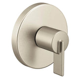 Moen - Cia 1-Handle M-CORE Transfer Valve Trim Kit in Brushed Nickel (Valve Sold Separately) - Brushed Nickel