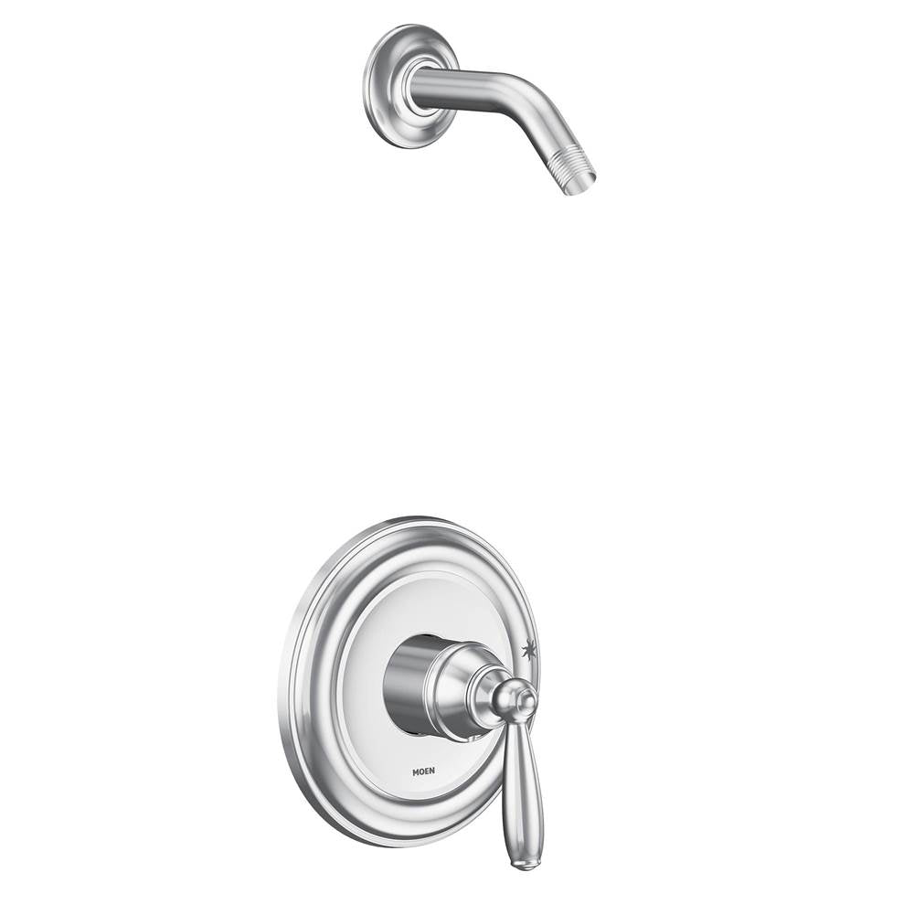 Moen - Brantford M-CORE 2-Series 1-Handle Shower Trim Kit in Chrome (Valve Sold Separately) - Chrome