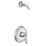 Moen - Brantford M-CORE 2-Series 1-Handle Shower Trim Kit in Chrome (Valve Sold Separately) - Chrome