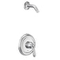 Moen - Brantford M-CORE 2-Series 1-Handle Shower Trim Kit in Chrome (Valve Sold Separately) - Chrome
