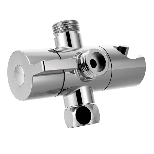 Moen - Pivoting Shower Arm Diverter with Hand Shower Cradle, Chrome - Chrome