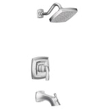 Moen - Voss M-CORE 3-Series 1-Handle Eco-Performance Tub and Shower Trim Kit in Chrome (Valve Sold Separately) - Chrome