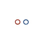 Moen - NSRT KIT MTCL RED&BLUE LR HDL - Unfinished