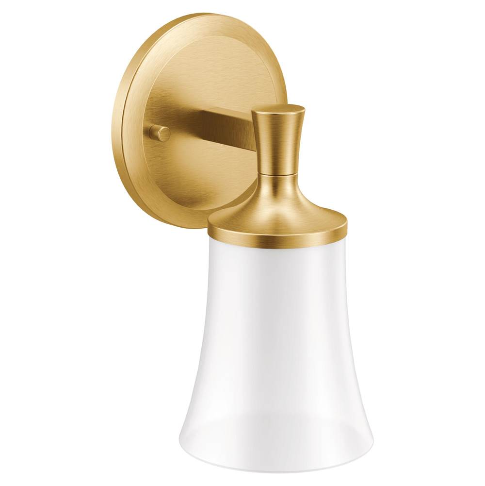 Moen - Brushed Gold One Globe Bath Light - Brushed Gold