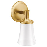 Moen - Brushed Gold One Globe Bath Light - Brushed Gold