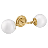 Moen - Brushed Gold Two Globe Bath Light - Brushed Gold