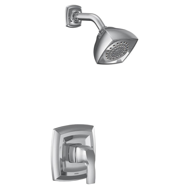 Moen - Voss M-CORE 2-Series Eco Performance 1-Handle Shower Trim Kit in Chrome (Valve Sold Separately) - Chrome