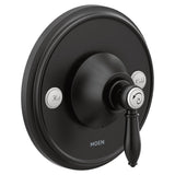 Moen - Weymouth 1-Handle Posi-Temp Valve Trim Kit in Matte Black (Valve Sold Separately) - Matte Black