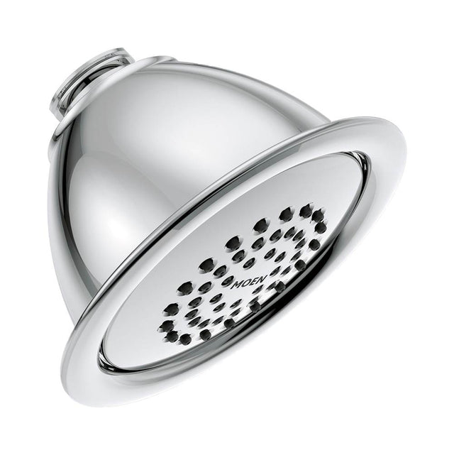Moen - 4-Inch Single Function Showerhead, Chrome - Chrome