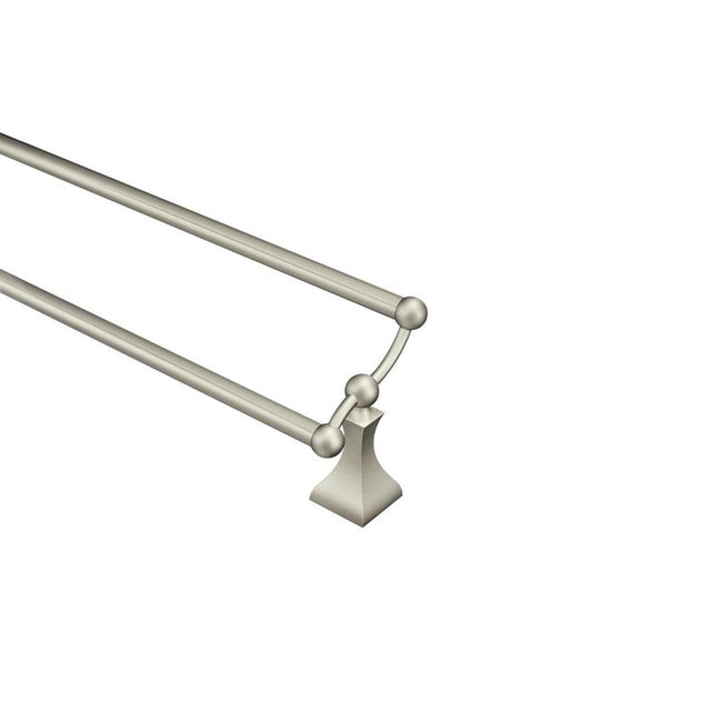 Moen - Brushed Nickel 24'' Double Towel Bar - Brushed Nickel
