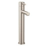 Moen - Align One-Handle Single Hole Modern Vessel Sink Bathroom Faucet, Brushed Nickel - Brushed Nickel
