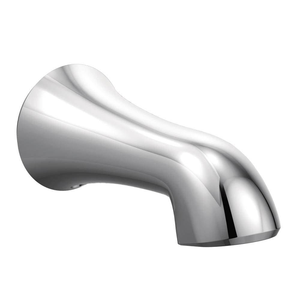 Moen - Wynford Replacement Tub Non-Diverter Spout 1/2-Inch Slip Fit Connection, Chrome - Chrome