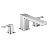 Moen - 90 Degree Two-Handle Deck Mounted Roman Tub Faucet, Valve Required, Chrome - Chrome