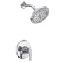 Moen - Doux M-CORE 2-Series Eco Performance 1-Handle Shower Trim Kit in Chrome (Valve Sold Separately) - Chrome