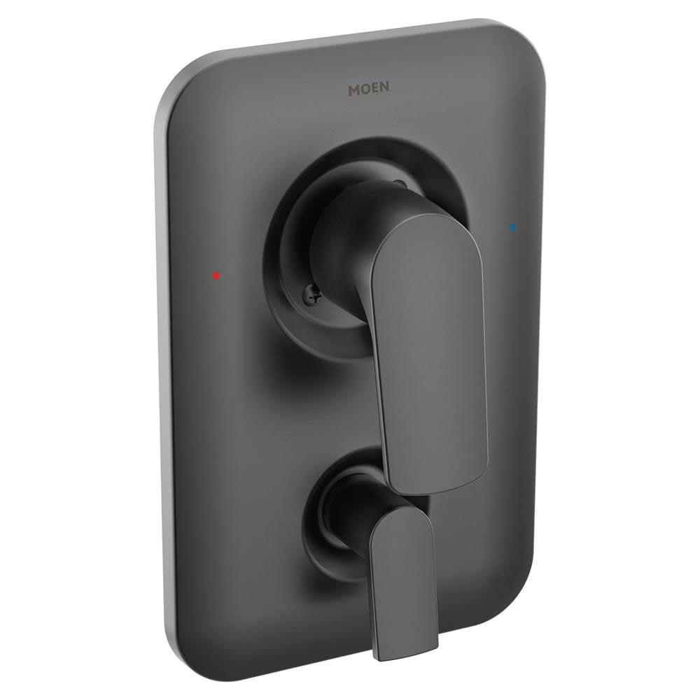 Moen - Method Posi-Temp with Built-in 3-Function Transfer Valve Trim Kit, Valve Required, Matte Black - Matte Black