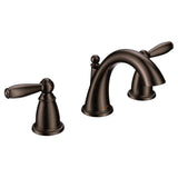 Moen - Brantford 8 in. Widespread 2-Handle High-Arc Bathroom Faucet Trim Kit in Oil Rubbed Bronze (Valve Sold Separately) - Oil Rubbed Bronze