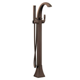Moen - Voss One-Handle Freestanding Floor Mount Tub Filler with Handshower, Oil Rubbed Bronze - Oil Rubbed Bronze
