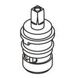 Moen - 2 Handle Brass Shell Ceramic Disc Cartridge - Hot - Unfinished