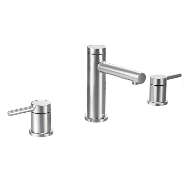 Moen - Align 8 in. Widespread 2-Handle Bathroom Faucet Trim Kit in Chrome (Valve Sold Separately) - Chrome