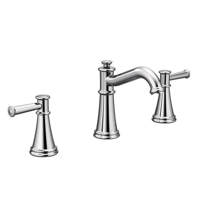 Moen - Belfield 8 in. Widespread 2-Handle Bathroom Faucet in Chrome - Chrome