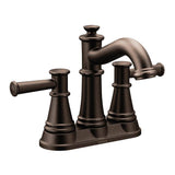 Moen - Belfield Two-Handle Centerset Bathroom Faucet, Oil Rubbed Bronze - Oil Rubbed Bronze