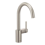 Moen - Align One-Handle High-Arc Modern Kitchen Faucet, Spot Resist Stainless - Spot Resist Stainless